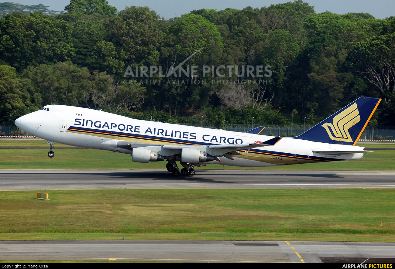 Singapore Airlines Cargo 9V-SFG aircraft at Singapore - Changi