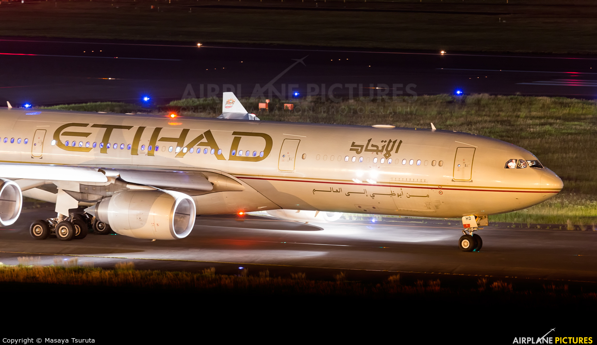 Etihad Airways A6-EHD aircraft at Tokyo - Narita Intl
