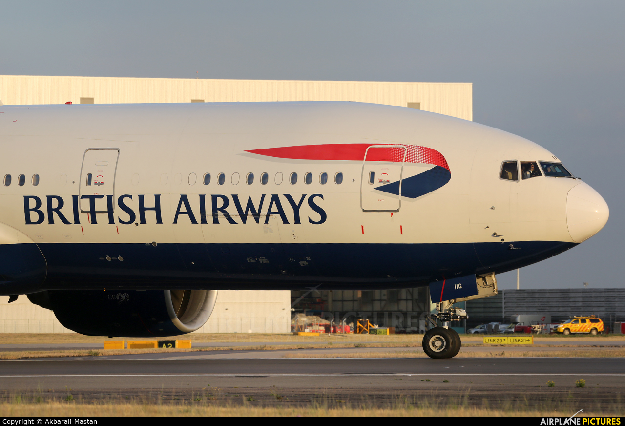 British Airways G-VIIG aircraft at London - Heathrow