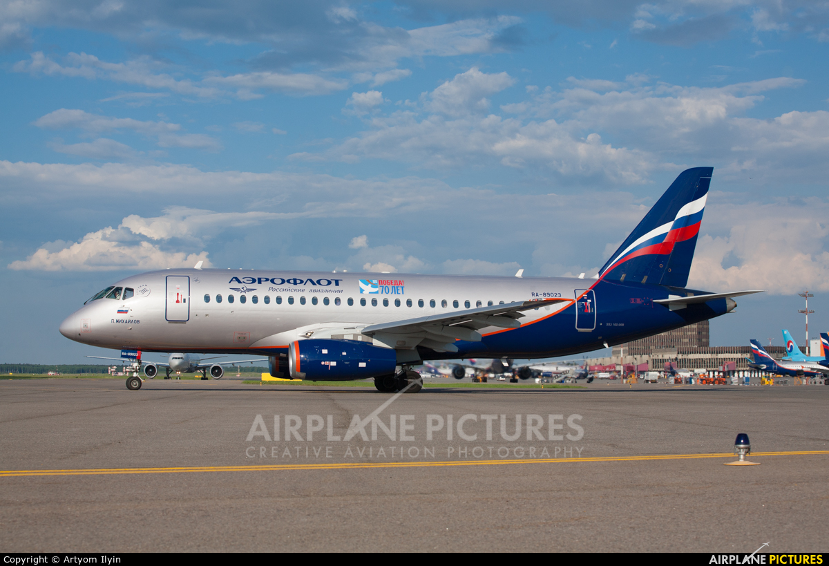 Aeroflot RA-89023 aircraft at Moscow - Sheremetyevo