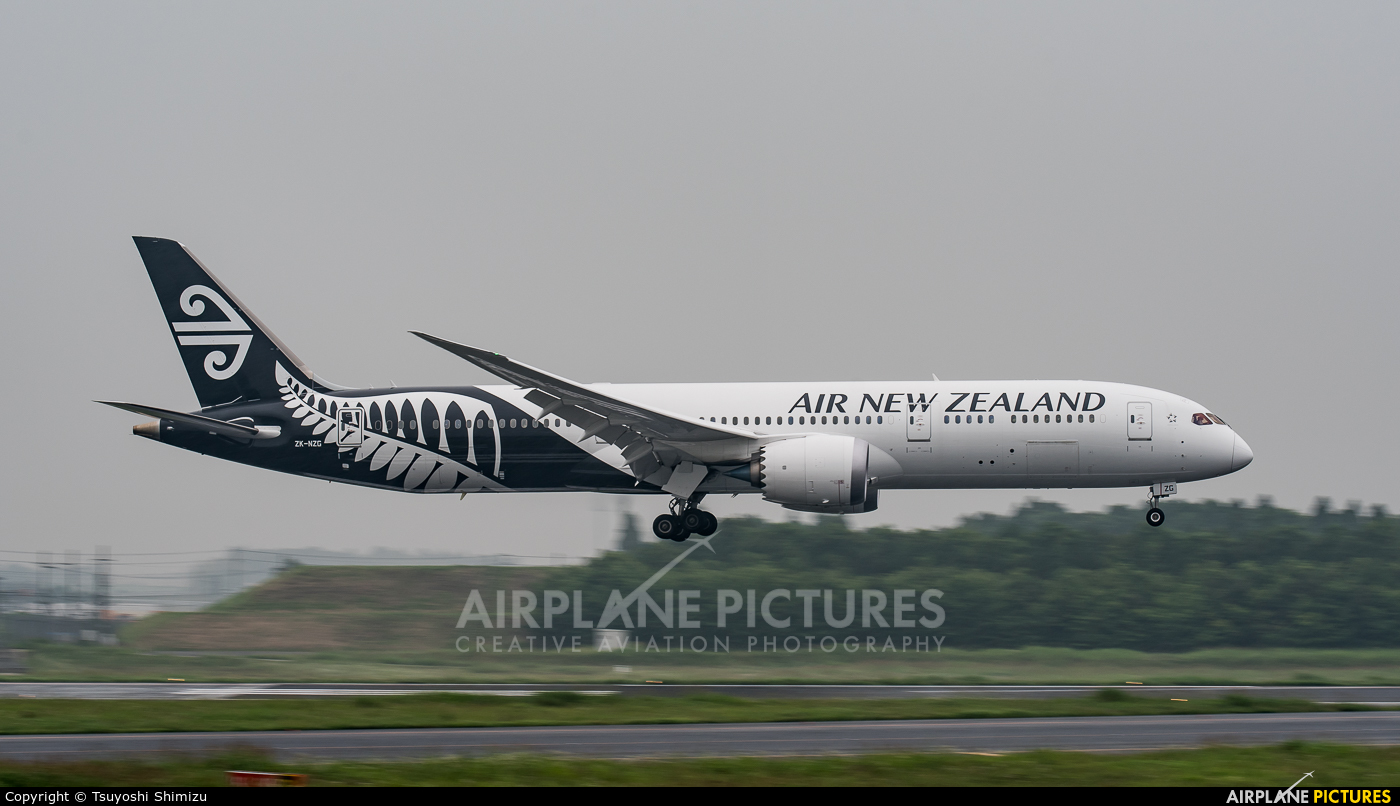 Air New Zealand ZK-NZG aircraft at Tokyo - Narita Intl