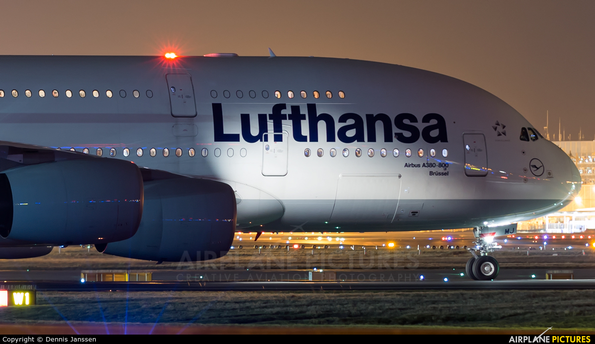 Lufthansa D-AIMJ aircraft at Frankfurt