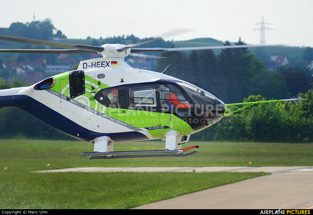Eurocopter D-HEEX aircraft at Donauwörth - Eurocopter Heliport