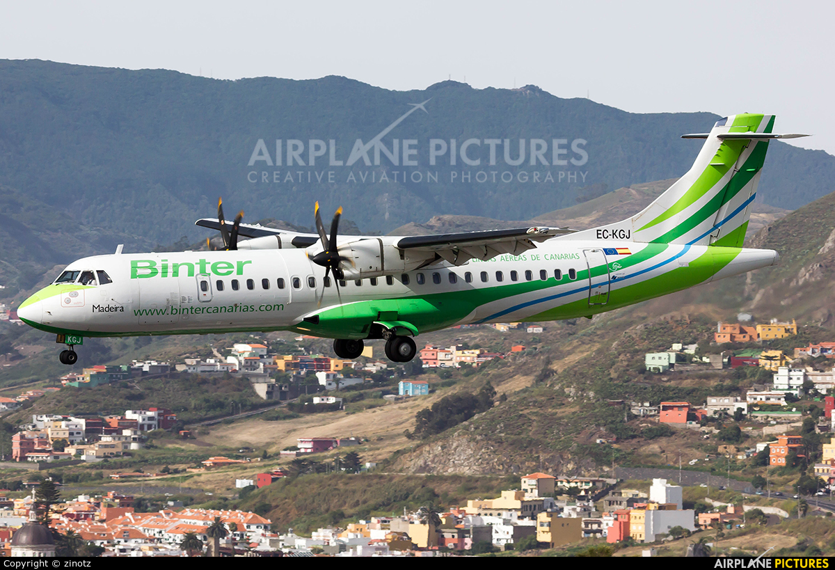 Binter Canarias EC-KGJ aircraft at Tenerife Norte - Los Rodeos