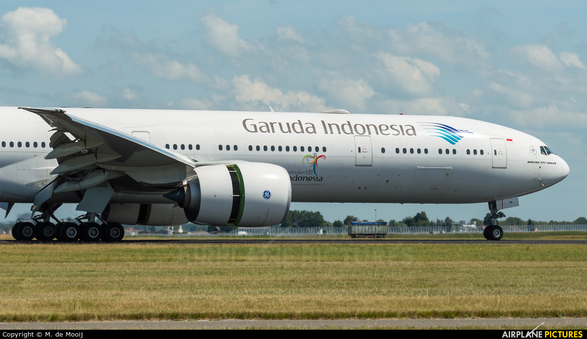 Garuda Indonesia PK-GIG aircraft at Amsterdam - Schiphol