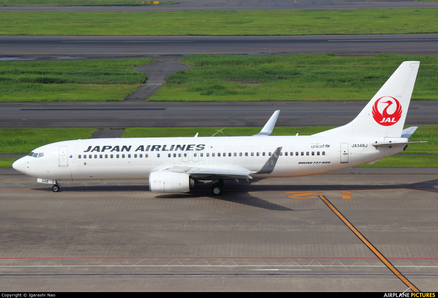 JAL - Japan Airlines JA348J aircraft at Tokyo - Haneda Intl