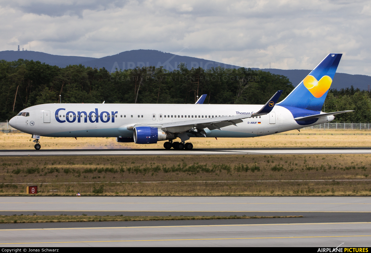 Condor D-ABUF aircraft at Frankfurt