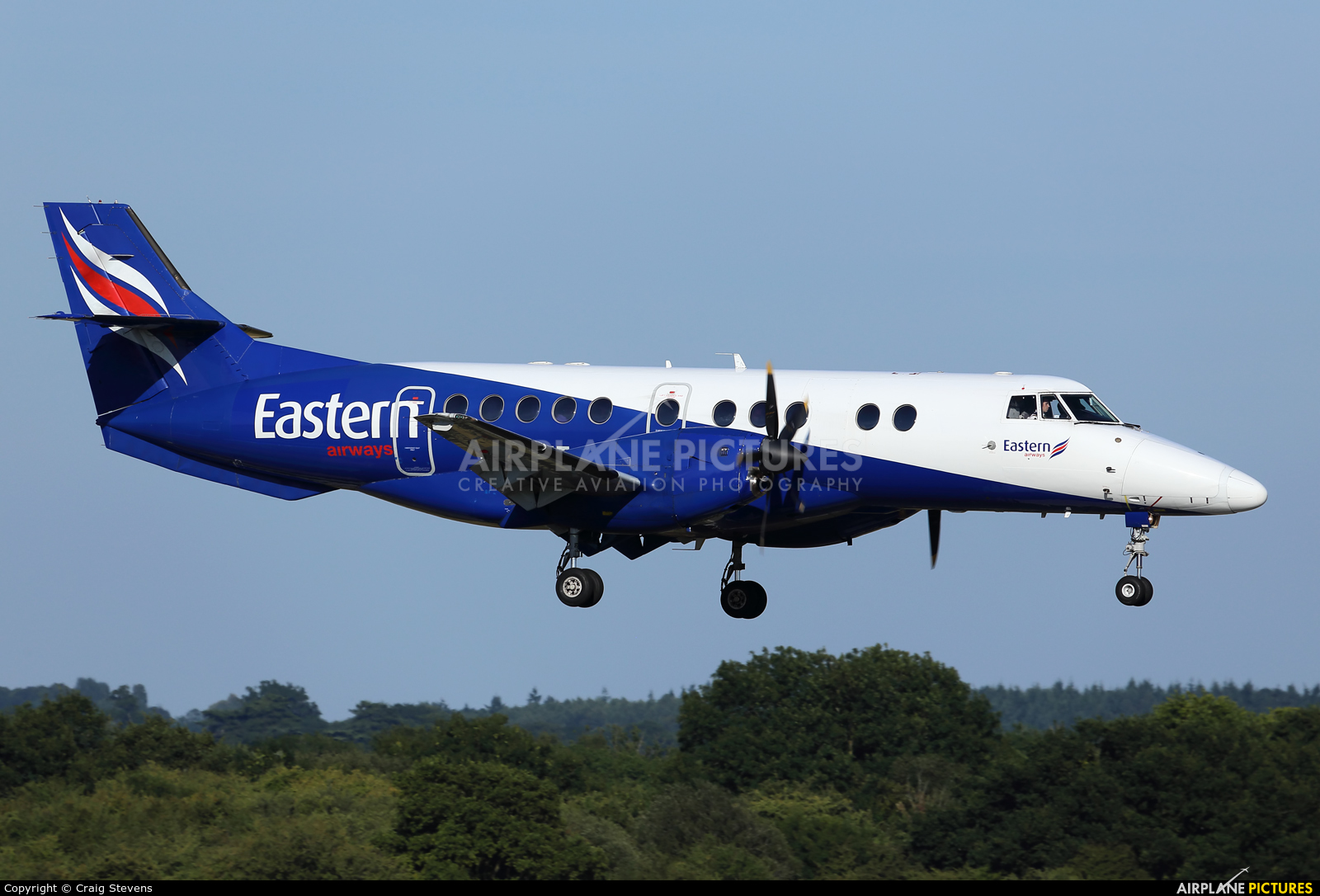 Eastern Airways G-MAJT aircraft at Southampton Eastleigh