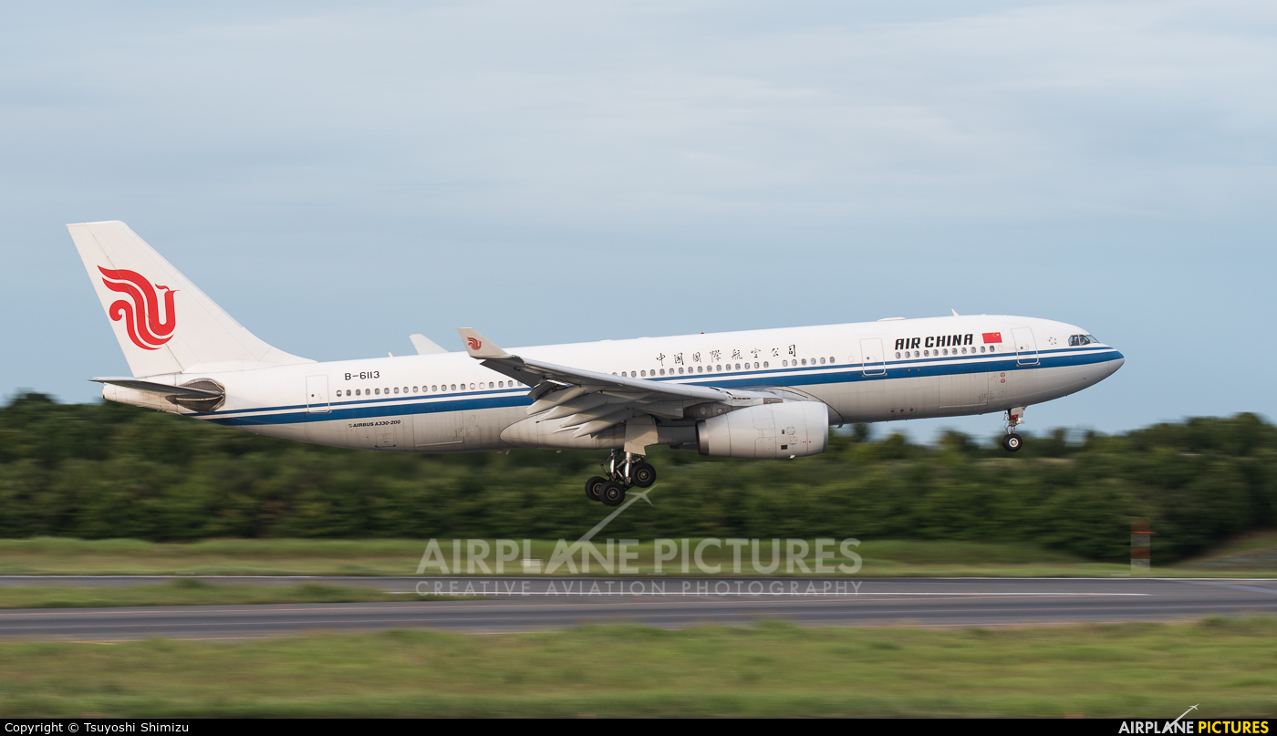 Air China B-6113 aircraft at Tokyo - Narita Intl