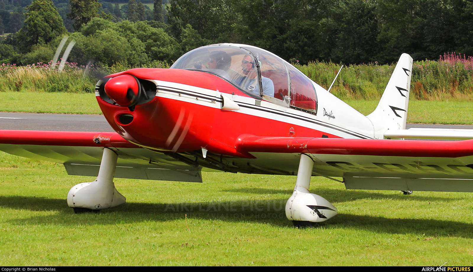 Private G-RRCU aircraft at Welshpool
