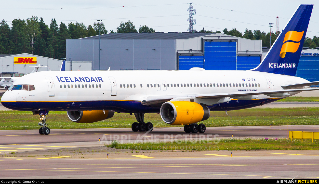 Icelandair TF-ISK aircraft at Helsinki - Vantaa