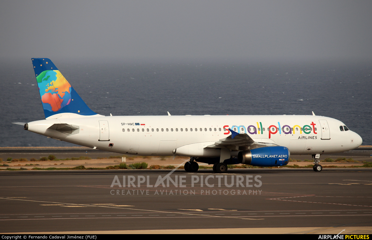 Small Planet Airlines SP-HAC aircraft at Fuerteventura - Puerto del Rosario