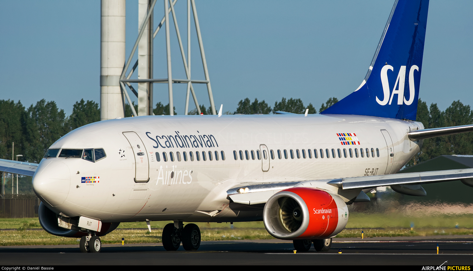 SAS - Scandinavian Airlines SE-RJT aircraft at Amsterdam - Schiphol