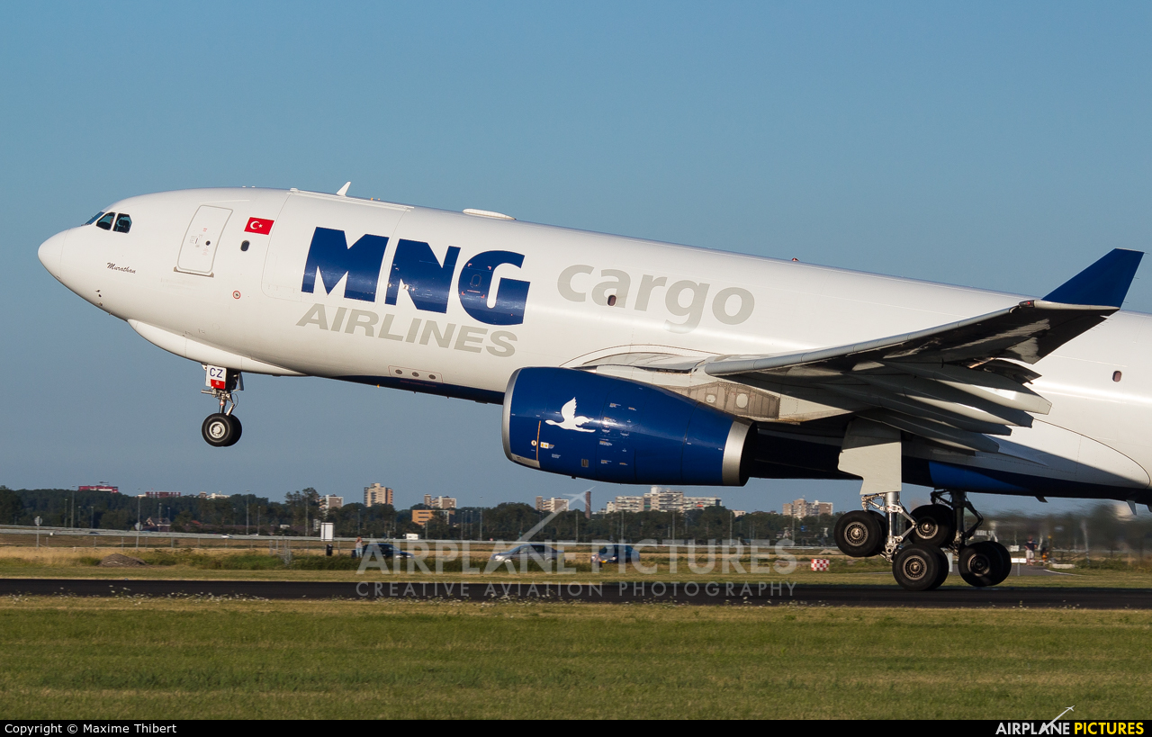MNG Cargo TC-MCZ aircraft at Amsterdam - Schiphol