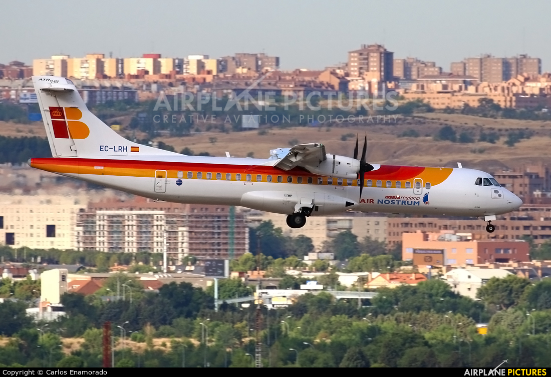 Air Nostrum - Iberia Regional EC-LRH aircraft at Madrid - Barajas