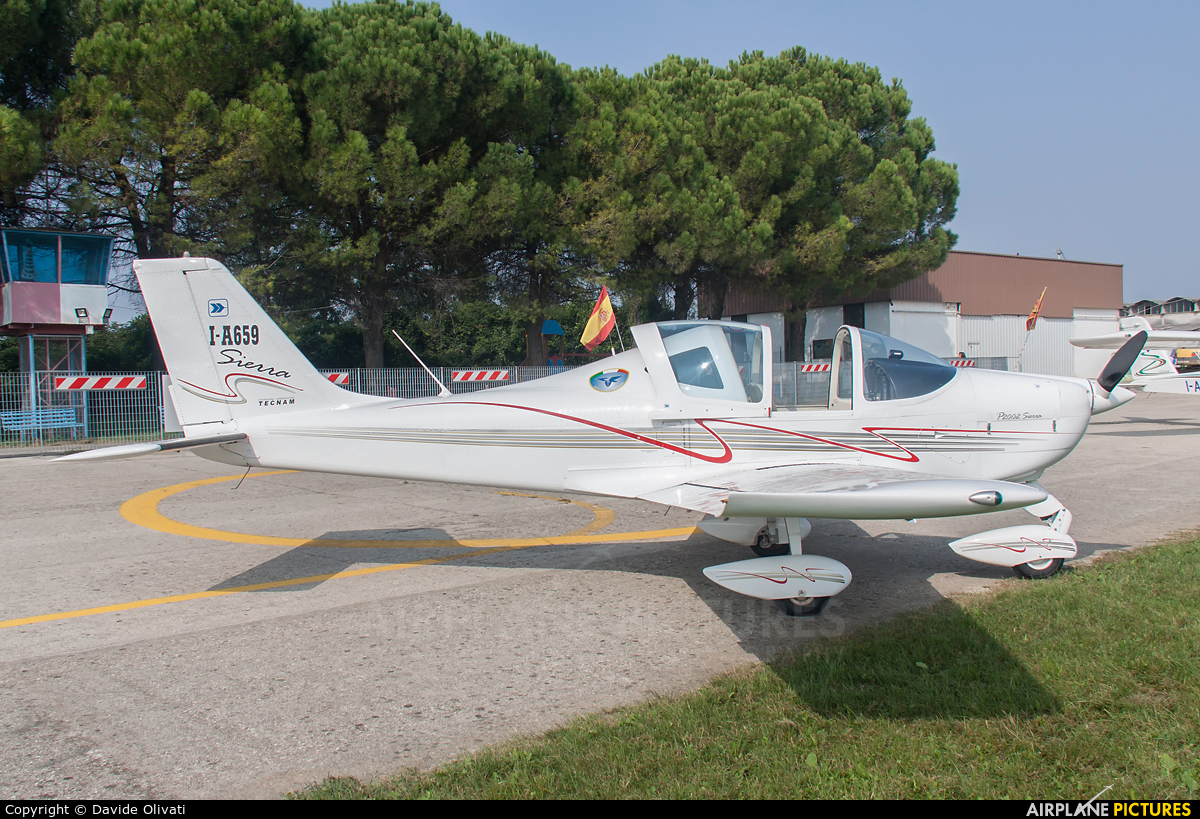Private I-A659 aircraft at Thiene - Arturo Ferrarin