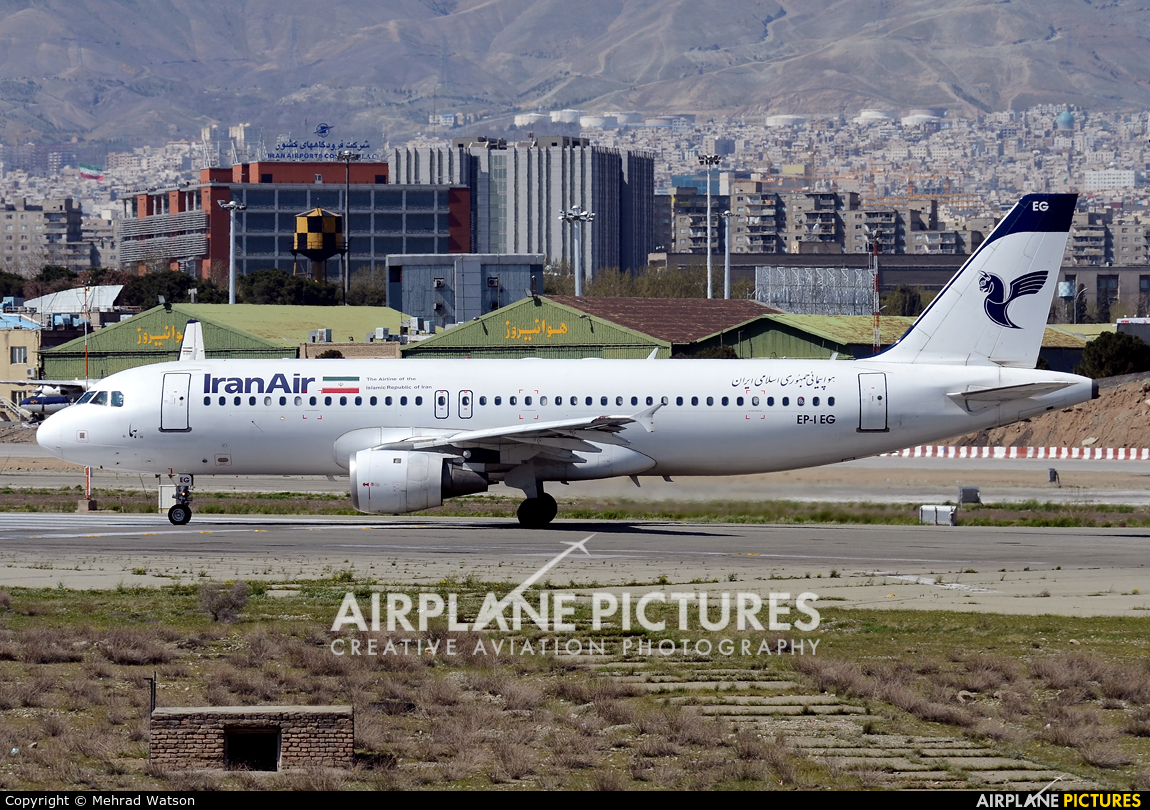 Iran Air EP-IEG aircraft at Tehran - Mehrabad Intl