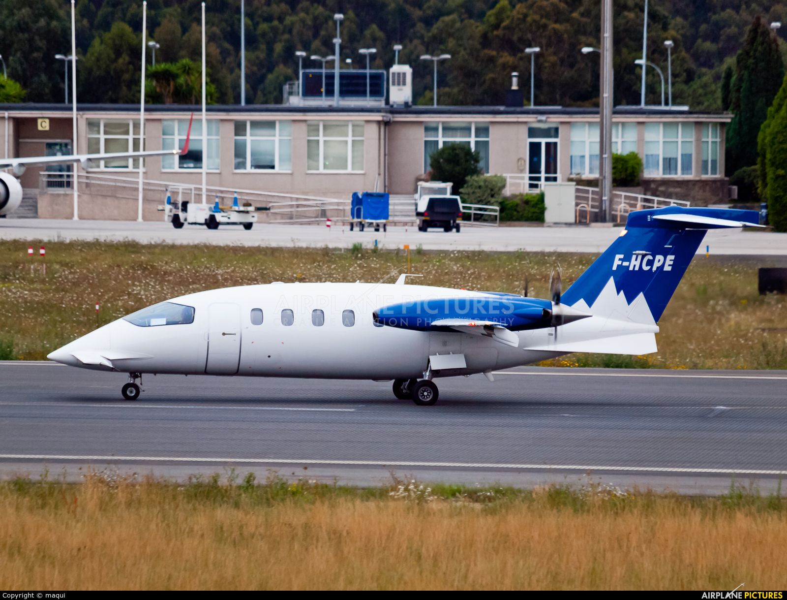 Pan Europeenne Air Service F-HCPE aircraft at La Coruña