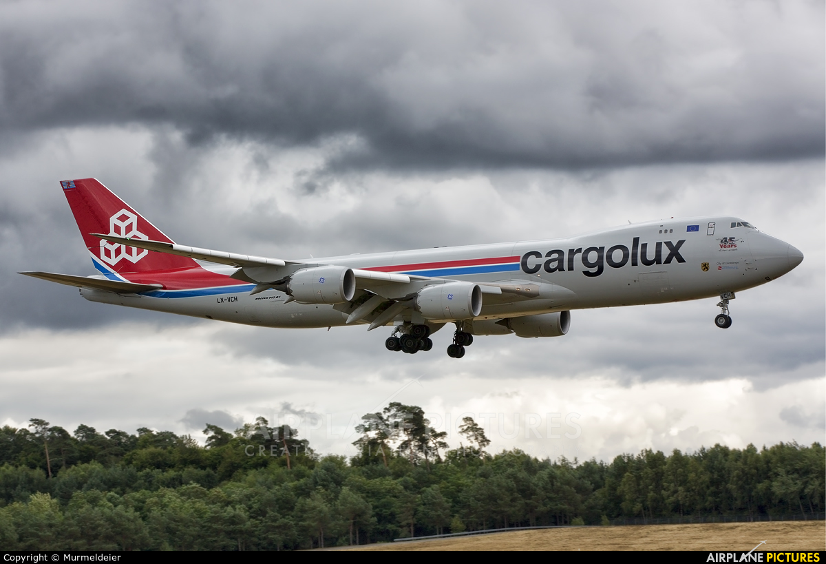 Cargolux LX-VCH aircraft at Luxembourg - Findel