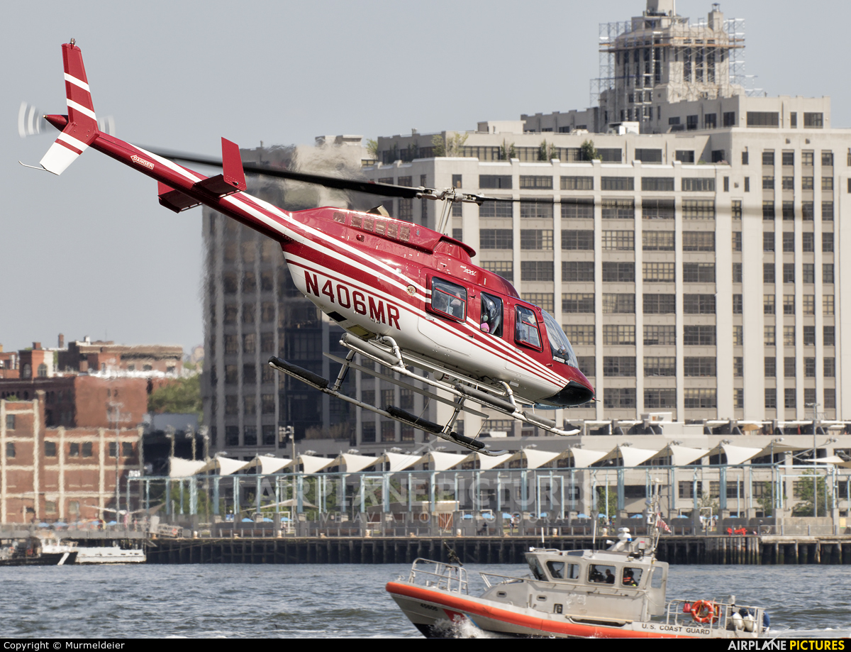 Private N406MR aircraft at New York - Port Authority Downtown Manhattan / Wall Street Heliport