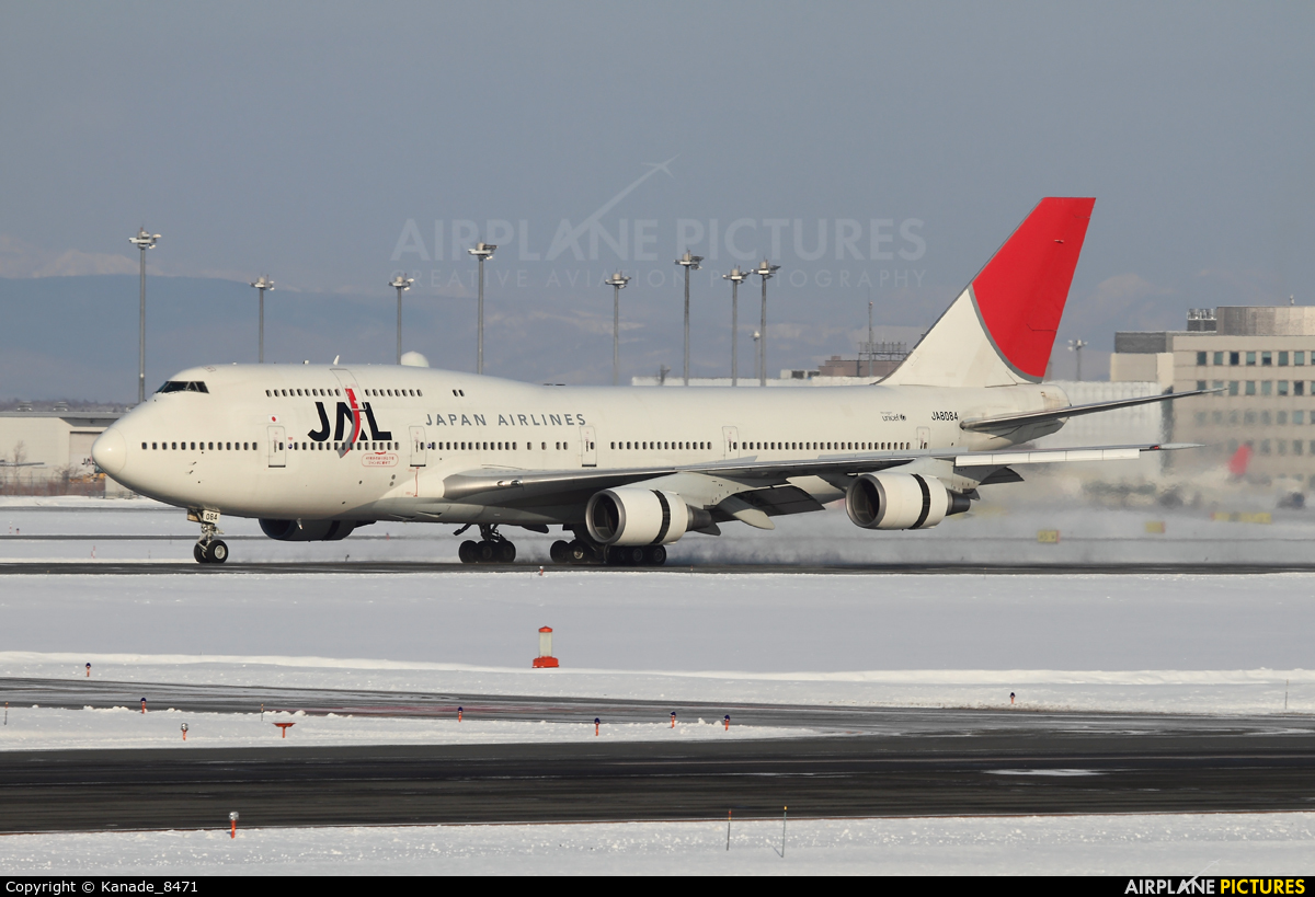 JAL - Japan Airlines JA8084 aircraft at New Chitose