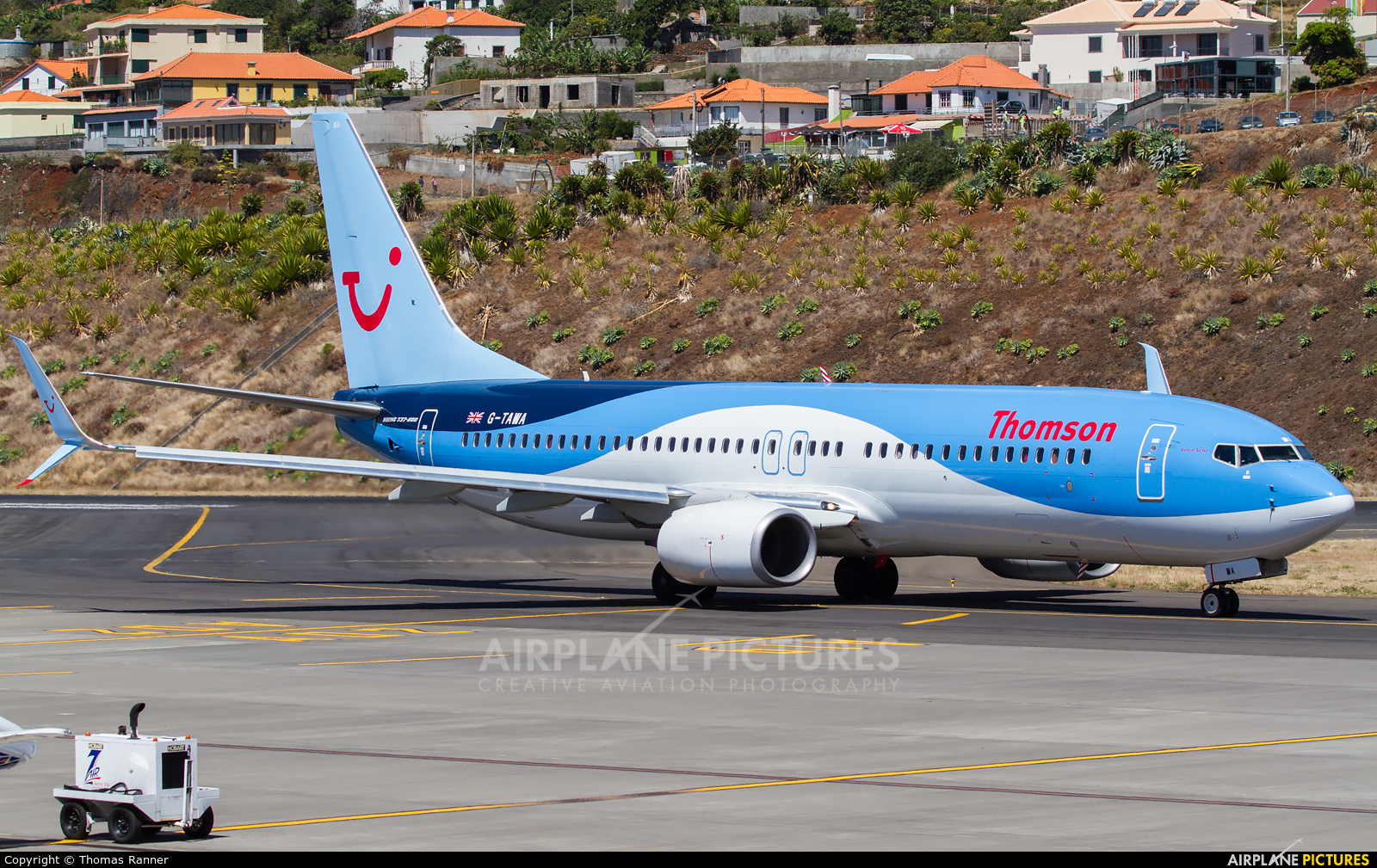 Thomson/Thomsonfly G-TAWA aircraft at Madeira