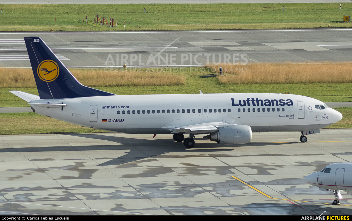 Lufthansa D-ABED aircraft at Zurich