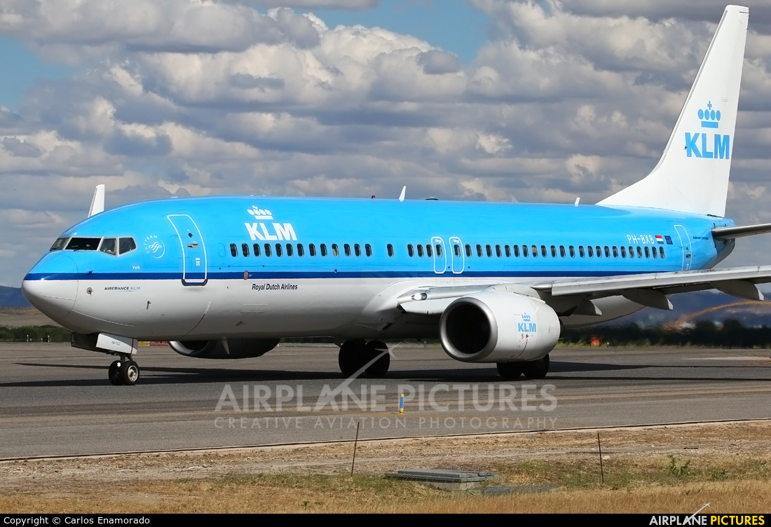 KLM PH-BXB aircraft at Madrid - Barajas