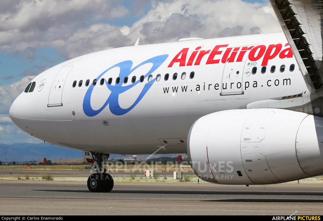 Air Europa EC-LXR aircraft at Madrid - Barajas