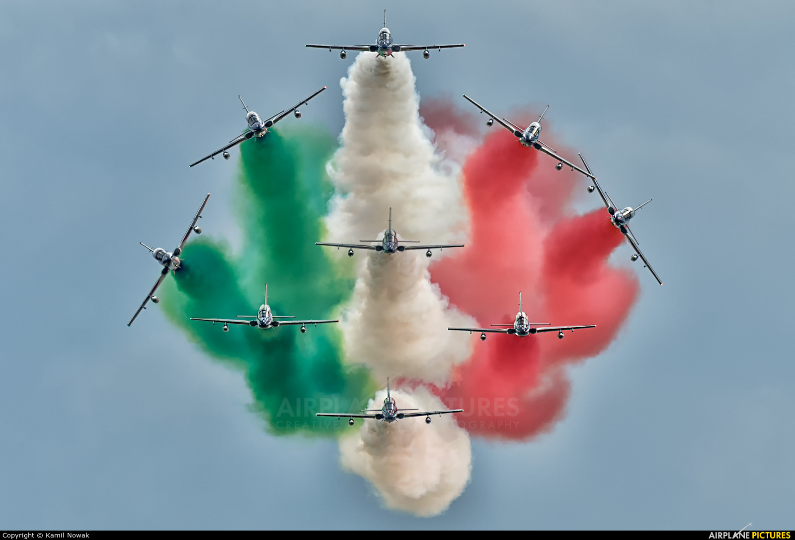 Italy - Air Force "Frecce Tricolori" 1 aircraft at Radom - Sadków