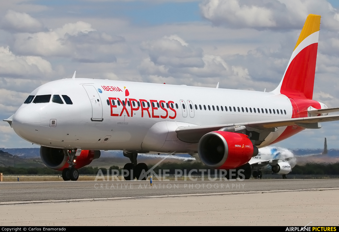 Iberia Express EC-JSK aircraft at Madrid - Barajas