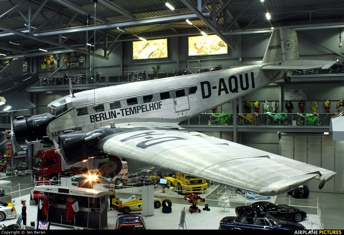 Lufthansa (Berlin-Stiftung) D-AQUI aircraft at Speyer, Technikmuseum