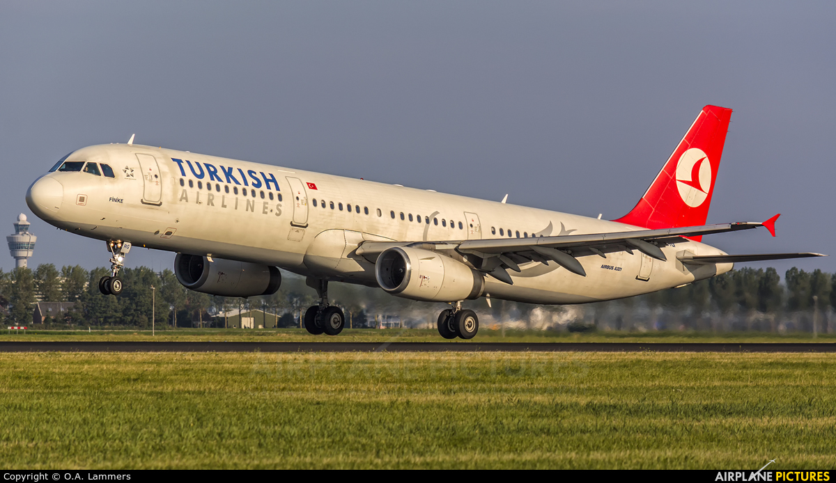 Turkish Airlines TC-JRG aircraft at Amsterdam - Schiphol