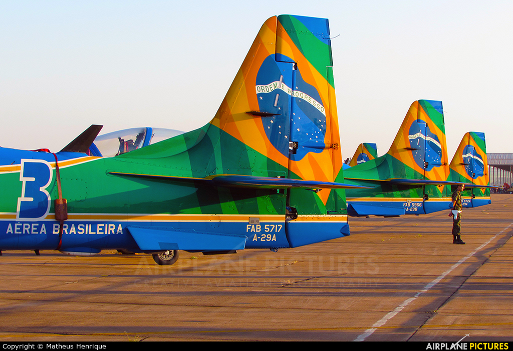 Brazil - Air Force "Esquadrilha da Fumaça" FAB-5717 aircraft at Pirassununga (Campo Fontenelle)