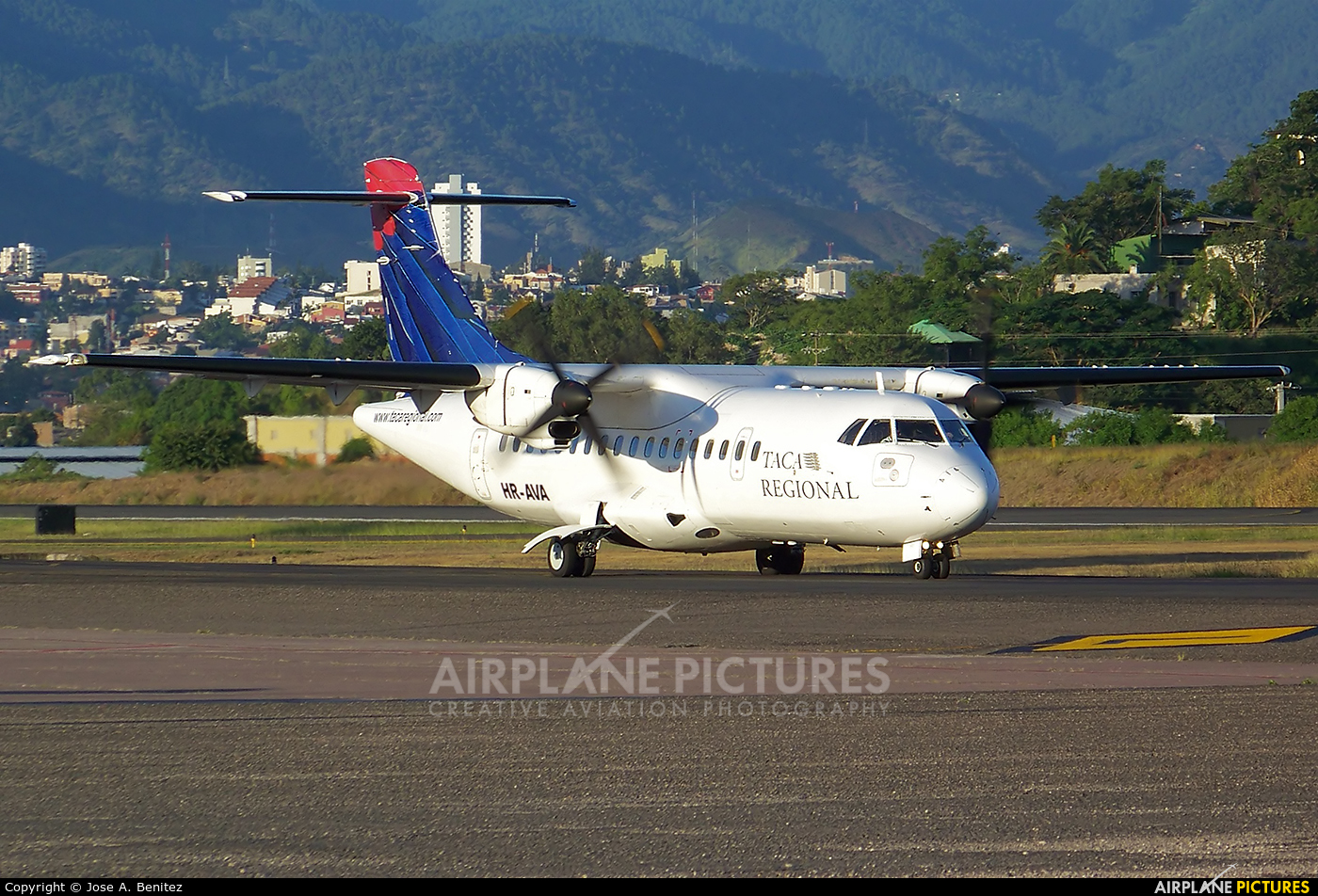 TACA Regional HR-AVA aircraft at Tegucigalpa - Toncontin