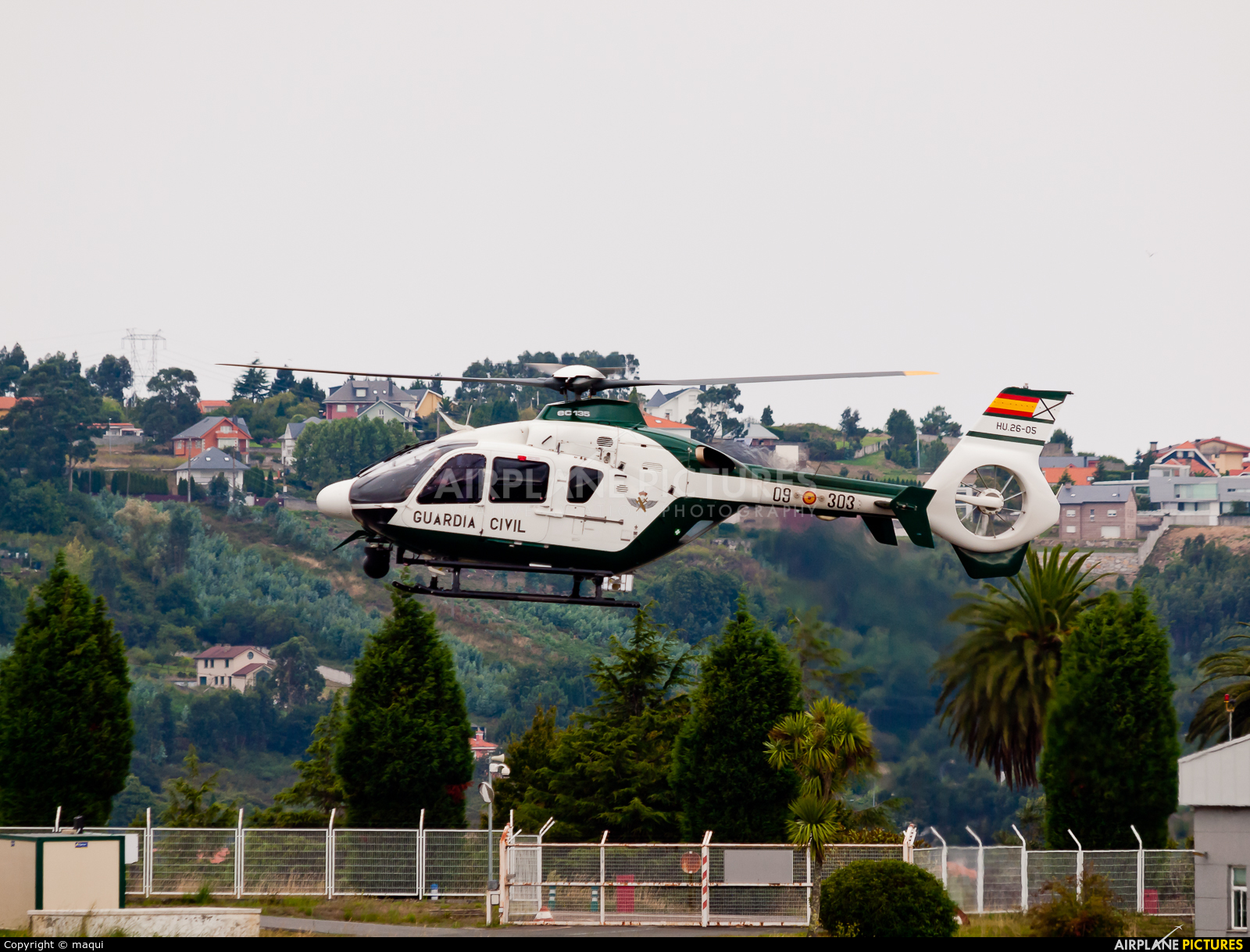 Spain - Guardia Civil HU.26-05 aircraft at La Coruña