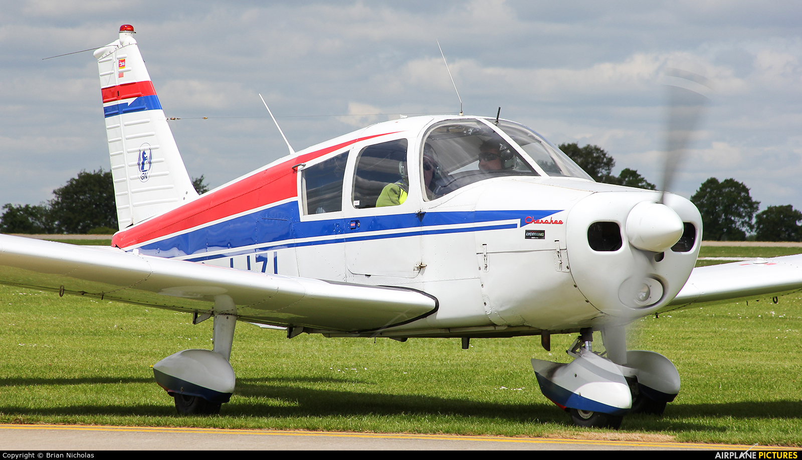 Private G-LIZI aircraft at Northampton / Sywell
