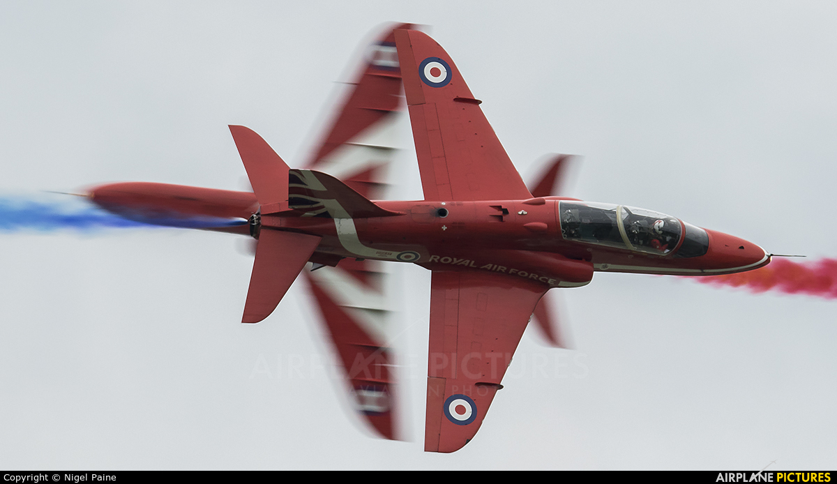 Royal Air Force "Red Arrows" XX177 aircraft at Dunsfold