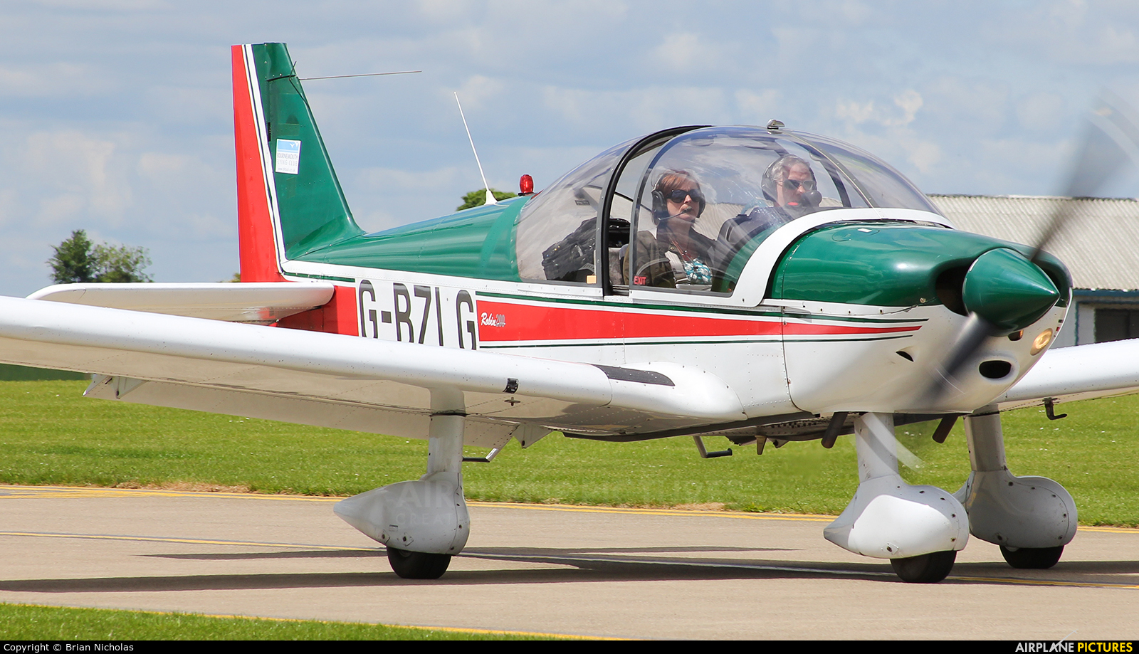 Private G-BZLG aircraft at Northampton / Sywell