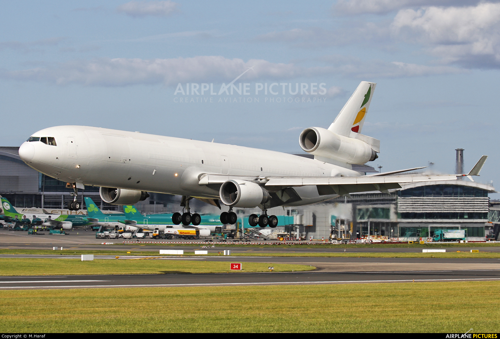 Ethiopian Cargo ET-AML aircraft at Dublin