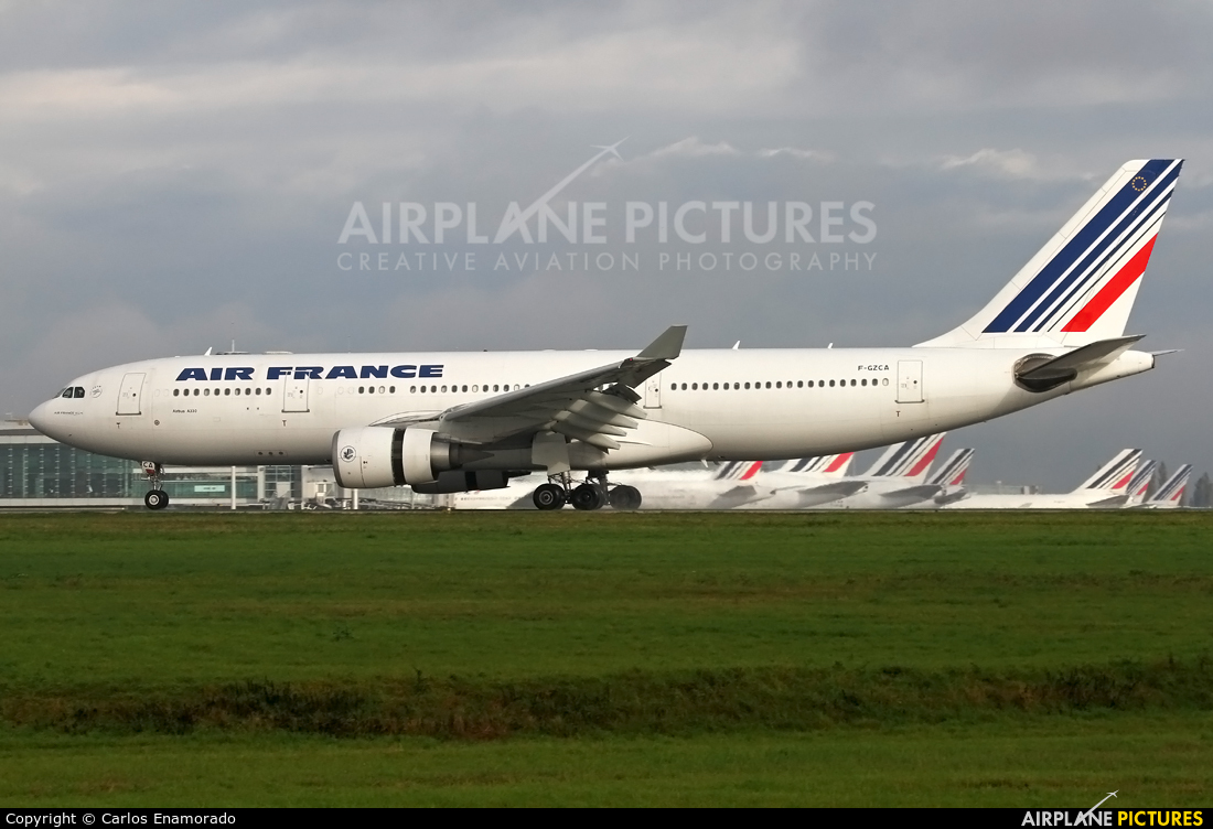 Air France F-GZCA aircraft at Paris - Charles de Gaulle