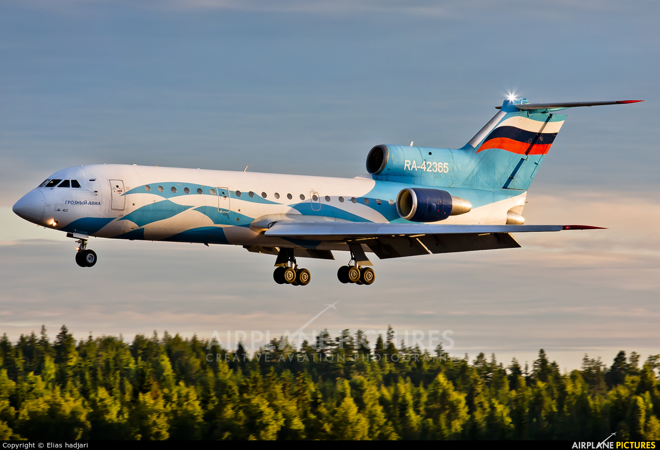 Grozny Avia RA-42365 aircraft at Helsinki - Vantaa