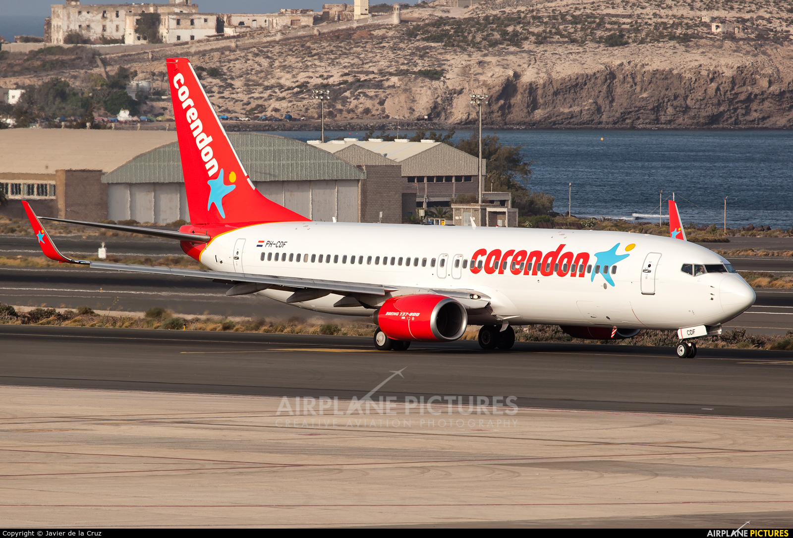Corendon Dutch Airlines PH-CDF aircraft at Las Palmas de Gran Canaria