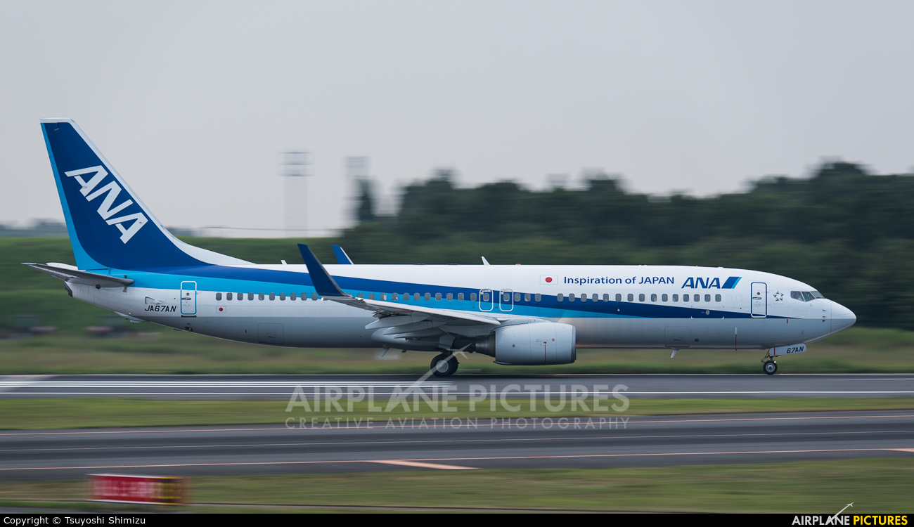 ANA - All Nippon Airways JA67AN aircraft at Tokyo - Narita Intl
