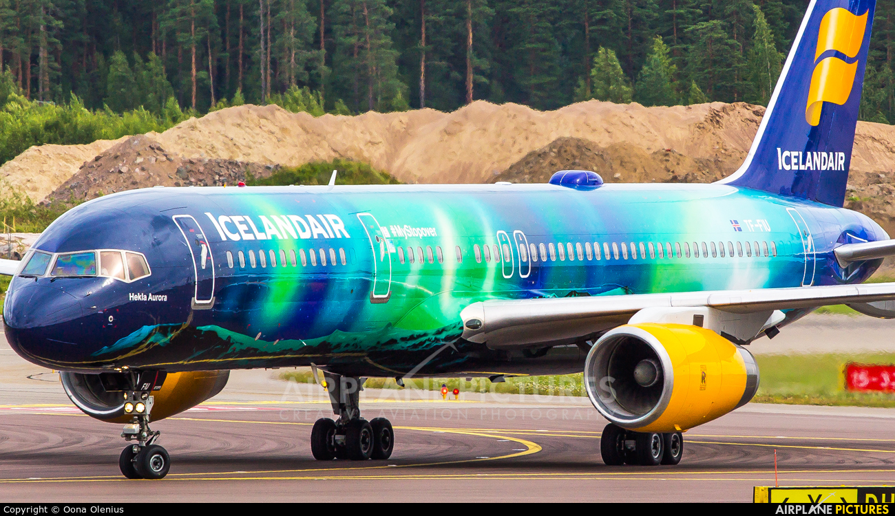 Icelandair TF-FIU aircraft at Helsinki - Vantaa