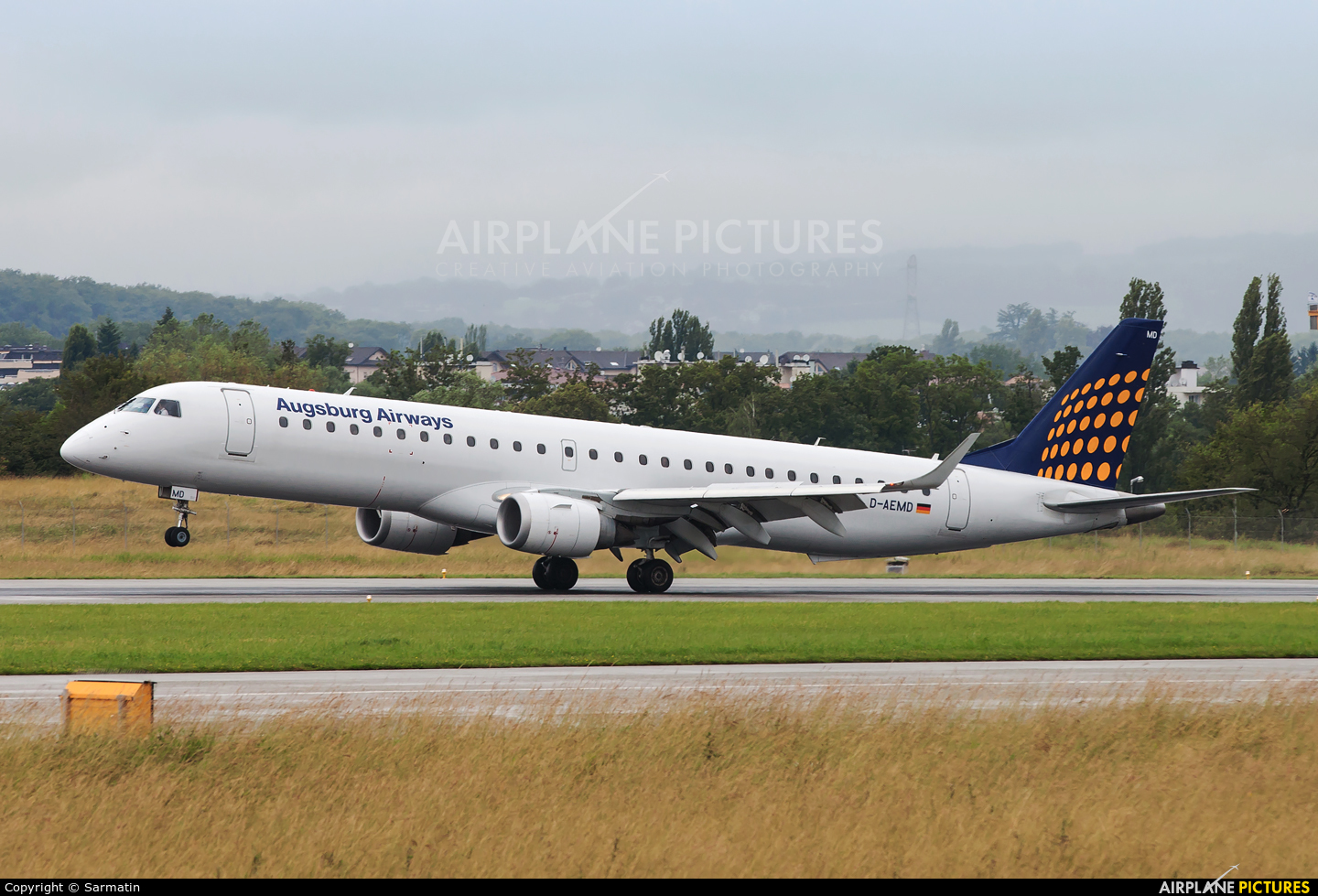 Augsburg Airways - Lufthansa Regional D-AEMD aircraft at Geneva Intl