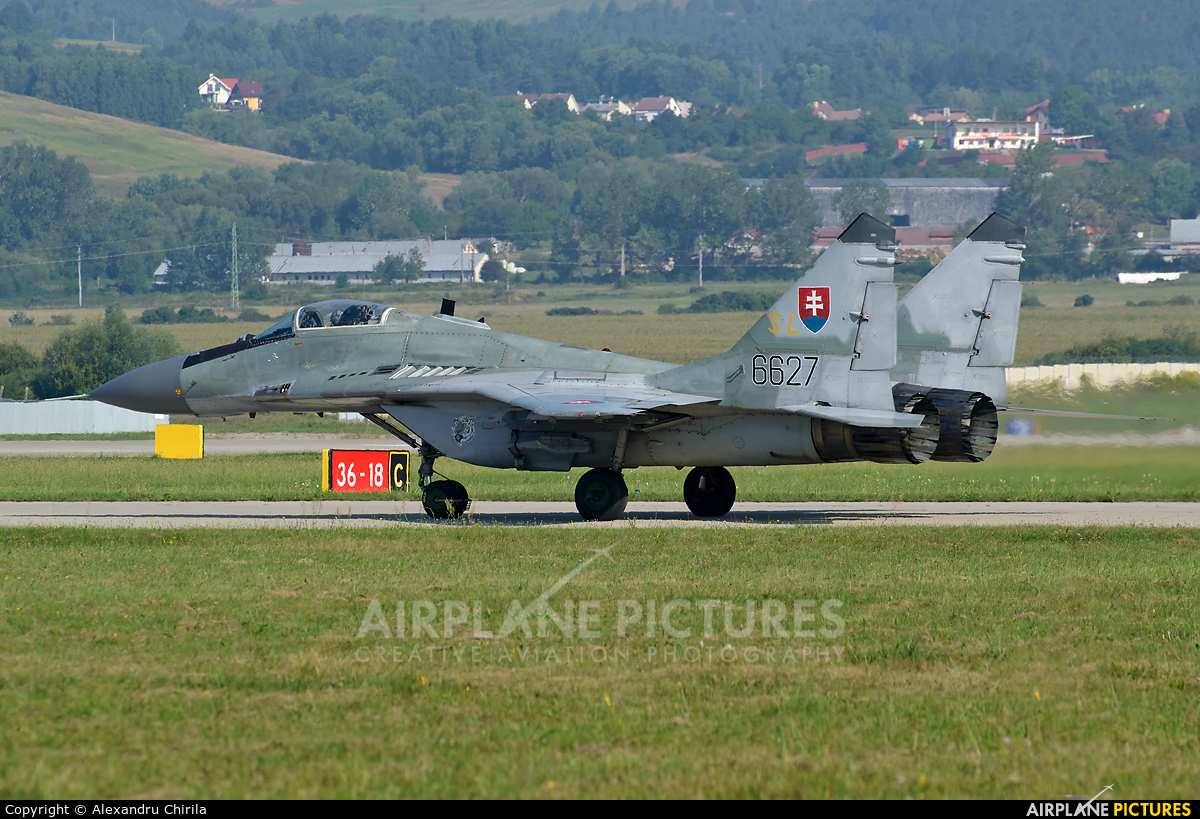 Slovakia -  Air Force 6627 aircraft at Sliač