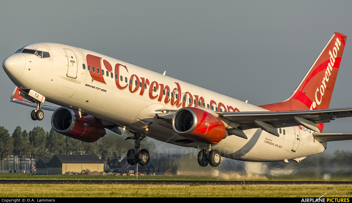 Corendon Airlines TC-TJI aircraft at Amsterdam - Schiphol