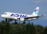 S5-AAX - Adria Airways Airbus A319 aircraft