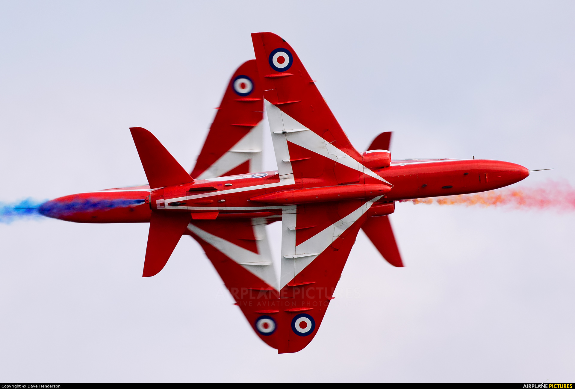 Royal Air Force "Red Arrows" XX311 aircraft at Portrush - Off Airport